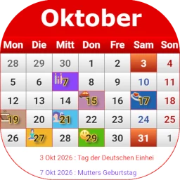 Deutsch Kalender 2026 simgesi